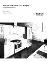 Bosch HEI8054U/01 Guía de instalación
