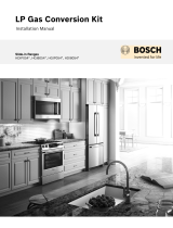 Bosch HGI8054 Serie Guía de instalación