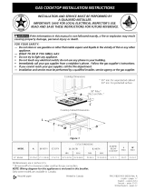 Frigidaire FGC30S4DCA Guía de instalación