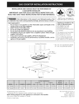 Frigidaire FFGC3613LWA Guía de instalación