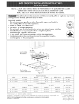 Frigidaire GLGC30S9ESA Guía de instalación