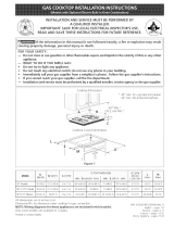 Frigidaire FGC36S7FCA Guía de instalación