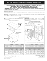 Frigidaire PLEW27S3ECA Guía de instalación