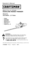 Craftsman 358796390 El manual del propietario