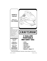 Craftsman 113176120 El manual del propietario