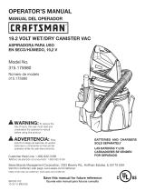 Craftsman 315175980 El manual del propietario