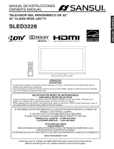 Sansui SLED3228 El manual del propietario