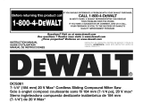 DeWalt DCS361B TYPE 1 El manual del propietario