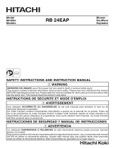 Hitachi RB24EAP El manual del propietario