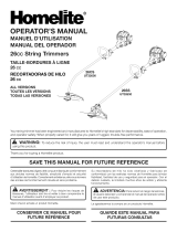 Homelite UT32600 El manual del propietario