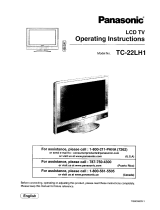 Panasonic TC-22LH1 El manual del propietario