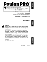 Poulan Pro PPB3000B El manual del propietario