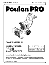 Poulan 96192009200 El manual del propietario