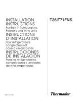 Thermador T36IT71FN/26 Guía de instalación
