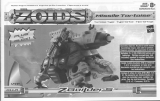 Hasbro Zoids Missile Tortoise Z-Builders Instrucciones de operación