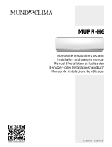 mundoclima MUPR-24-H6 Guía de instalación