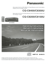 Panasonic CQ-C8400 Manual de usuario