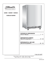 Silhouette DAR055D1BSSPRO Refrigerator El manual del propietario