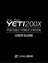 Goal Zero Yeti 200X Guía del usuario