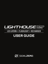 Goal Zero Lighthouse Micro Charge USB Guía del usuario
