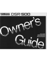 Yamaha Portatone DSR-500 El manual del propietario