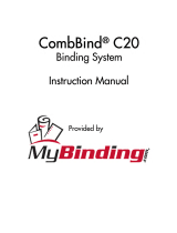 MyBinding CombBind C20 Manual de usuario
