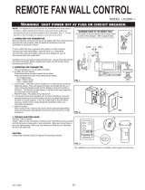 Craftmade UC-2000 Supplementary Manual