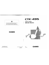 Casio CTK-495 Manual de usuario