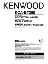 Kenwood KCA-BT200 Manual de usuario