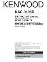 Kenwood KAC-9105D Manual de usuario