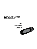 ReliOn Micro User Instruction Manual