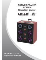 LAX-MAX LI-S243 Instrucciones de operación