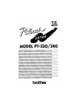 Brother PT-320 Manual de usuario