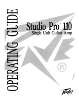Peavey Studio Pro 110 Instrucciones de operación
