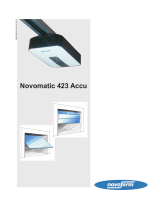 Novoferm Novomatic 423 Accu El manual del propietario