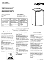 Sanyo SR-2570W - 2.5 cu. Ft. Refrigerator Manual de usuario