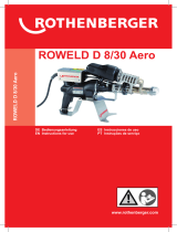 Rothenberger ROWELD Handschweißextruder D8/30 Aero Manual de usuario