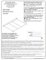 Delta Children Full Size Bed Rails (W0070) Assembly Instructions