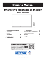 Tripp Lite Owner's Manual DMTP55NO El manual del propietario