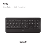 Logitech K800 Illuminated Keyboard Manual de usuario