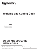 Victor Technologies Welding and Cutting Outfit Manual de usuario