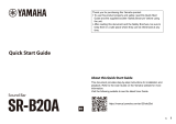 Yamaha SR-B20ABL Guía de inicio rápido