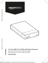 Amazon Basics HDD enclosure 3.5 US Manual de usuario