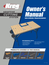Kreg Adaptive Cutting System Project Table Kit Manual de usuario