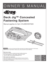 Kreg Deck Jig Manual de usuario