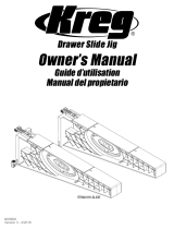 Kreg Drawer Slide Jig Manual de usuario