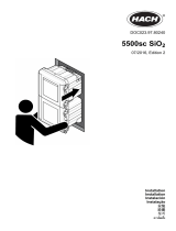 Hach 5500sc SiO2 Guía de instalación