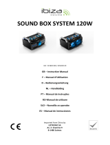 Ibiza SOUND BOX SYSTEME 120W El manual del propietario