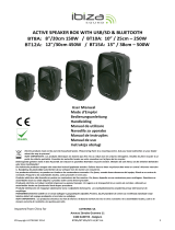 Ibiza Sound BT15A-PACK Manual de usuario