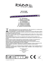 Ibiza Light LED-UVBAR18 El manual del propietario